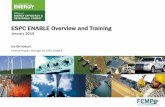 ESPC ENABLE Overview and Training - Energy.gov · • Standardized and streamlined process to quickly award projects and realize ... Energy Management Control Systems (EMCS)/ Building