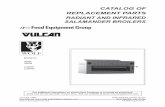 CATALOG OF REPLACEMENT PARTS RADIANT AND INFRARED ... (ing).pdf · radiant and infrared salamander broilers replacement parts - 9 - f-43289 (august 2014) rack lifting components radiant