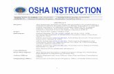 U.S. DEPARTMENT OF LABOR Occupational Safety and Health ...CPL 02-00-025, Scheduling System for Programmed Inspections, January 4, 1995. OSHA Instruction . CPL 02-00-051, Enforcement