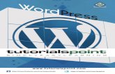WordPress - Gelos Getränke€¦ · WordPress i About the Tutorial WordPress is an open source Content Management System (CMS), which allows the users to build dynamic websites and
