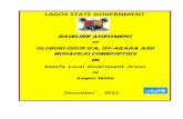 LAGOS STATE GOVERNMENTmepb.lagosstate.gov.ng/wp-content/uploads/sites/29/... · LAGOS STATE GOVERNMENT BASELINE ASSESSMENT OF OLUBORI-ODUN IFA, IDI-ARABA AND MOSAFEJO COMMUNITIES