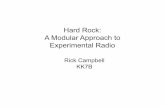 Hard Rock: A Modular Approach to Experimental Radioweb.cecs.pdx.edu/~campbell/HardRockTalk.pdfThe Hard Rock Approach Focus on each module independently Test each module independently