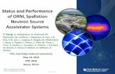 Status and Performance of ORNL Spallation Neutron Source ...accelconf.web.cern.ch/AccelConf/ipac2016/talks/tuoaa02_talk.pdf · “J. Galambos (ed.), Technical Design Report Second