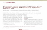 Percutaneous coronary intervention for bifurcation disease. A … et... · 2014-07-06 · Percutaneous coronary intervention for bifurcation disease. A consensus view from the first