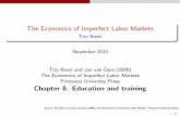 The Economics of Imperfect Labor Markets - @let@token Tito Boeri del... · 2012-12-10 · Source: Tito Boeri and Jan van Ours (2008), The Economics of Imperfect Labor Markets, Princeton