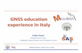 GNSS education experience in Italy - UNOOSA · 2012-06-11 · GNSS education experience in Italy Fabio Dovis Politecnico di Torino Navigation Signal Analysis and Simulation Group