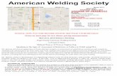 American Welding Society · American Welding Society PUGET SOUND SECTION NEWSLETTER ISSUE 231 March 2014 TECHNICAL QUESTIONS Bring your technical questions to the meeting (any subject)