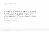Pulse Connect Secure Virtual Appliance on Amazon Web Services€¦ · Pulse Connect Secure Virtual Appliance on Amazon Web Services Deployment Guide Release 9.0R1 Release 9.0R1 Document
