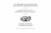 Scaffolding & Shoring MASTER AGREEMENT · 2018-10-19 · Scaffolding & Shoring MASTER AGREEMENT between Safway Services, LLC Brand Energy Services, LLC Performance Contracting, Inc.