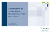 From Industrie 4.0 to Data-driven Business Ecosystems Henning … · 2017-07-20 · From Industrie 4.0 to Data-driven Business Ecosystems Henning Kagermann Frankfurt, July 11, ...