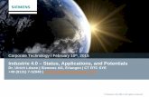 Industrie 4.0 – Status, Applications, and Potentials€¦ · Industrie 4.0 – Status, Applications, and Potentials Dr. Ulrich Löwen | Siemens AG, Erlangen ... industries are supported