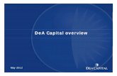 DeA Capital XXXXXXXXXXX [TITOLO] DeA Capital overvie may 12 inst presentation.pdf · De Agostini De Agostini is a family-owned financial cong lomerate active in 66 countries worldwide