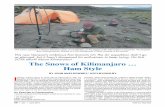 The Snows of Kilimanjaro … Ham Stylepreciserf.com/wp-content/uploads/2018/06/Kilimanjaro.pdf · 2018-06-13 · I started making plans to climb Mount Kilimanjaro1 with my daughter