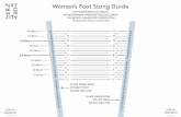 Women’s Foot Sizing Guide...Women’s Foot Sizing Guide FOR SHOE SIZING ACCURACY , WE RECOMMEND PRINTING THIS DOCUMENT ON A4 WITH LANDSCAPE ORIENTATION *PLEASE NOTE THIS IS A GUIDE