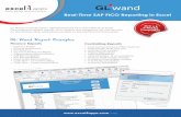 Real-Time SAP FICO Reporting in Excelcollateral.excel4apps.com/sap/glwand/Tear-Sheet_GLWand... · 2018-09-28 · Real-Time SAP FICO Reporting in Excel GL Wand, an Excel add-in, delivers
