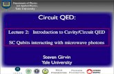 Departments of Physics and Applied Physics, Yale ... · Circuit QED: Departments of Physics and Applied Physics, Yale University. Steven Girvin . Yale University. Lecture 2: Introduction
