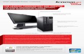 tHE LENOVO® tHINkCENtRE® m82 DESktOP...Lenovo® recommends Windows® 7 Professional. The Lenovo ThinkCentre M82 takes productivity and efficiency to the next level. The desktop is