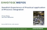 Swedish Experience of Practical application of Process ... and Steel 2... · Swedish Experience of Practical application of Process Integration Chuan Wang Jan-Olov Wikström Swerea