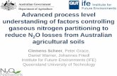 Advanced process level understanding of factors controlling … · 2018-12-02 · Advanced process level understanding of factors controlling gaseous nitrogen partitioning to reduce