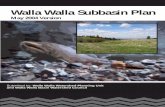 Walla Walla Subbasin Plan - Northwest Power and ... · The Walla Walla Subbasin encompasses 1,758 square miles located in Walla Walla and Columbia Counties in southeast Washington