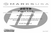 2019...FOR ADDITIONAL DESIGNS, ASK FOR THE CUSTOM LOCK DIVISION CATALOG OR VISIT OUR WEBSITE @ WWW .MARKSUSA .COM 1-800-645-9445 • Fax 631-225-6136 • 2019 MARKS USA 3 MORTISE LOCKSET