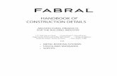 HANDBOOK OF CONSTRUCTION DETAILS - Fabral HANDBOOK OF CONSTRUCTION DETAILS ARCHITECTURAL PRODUCTS FOR