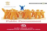 PROVISIONS RELATING TO Public Procurement · 2017-06-29 · PROVISIONS RELATING TO. DISCLAIMER This quick guide is published as part of the Competition Advocacy ... bid rigging -taxpayers’