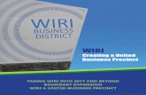 WIRIII WIRI Creating a United Business Precinct Now is the time to harness the collective expertise of every business in Wiri. Collaboration and inclusion will take the area from strength