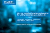 Electric Vehicle Charging Implications for Utility ... · Electric Vehicle Charging Implications for Utility Ratemaking in Colorado. David Hurlbut, Joyce McLaren, Sam Koebrich, ...