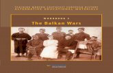 The Balkan Wars - Pollitecon · 7 THE BALKAN WARS v19. Entertainment trip (Ottoman cartoon, 5 October 1912).56 v20. The Balkans against the Tyrant, 5 October 1912 (Greek lithograph).57