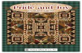 STITCH ALONG PROGRAM Pride and Joy - Amazon Web Services · 2017-08-07 · Helping Hands Collection Six-part series Finished quilt size: 64½" x 64½ STITCH ALONG PROGRAM Pride and