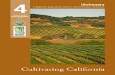 4.2.6.—Cultivating California, Dictionary · 2 CALIFORNIA EDUCATION AND THE ENVIRONMENT INITIATIVE Unit 4.2.6. I Cultivating California I Dictionary 3 archaeology The study of the