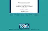 EUI WORKING PAPERS - COnnecting REpositories · 2017-05-05 · agreement as well as the terms of agreements reached. ... negotiators and mediators to shape their collective course