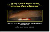 “Year-Round Access to the McMurdo Region: Opportunities for Science … Work… · “Year-Round Access to the McMurdo Region: Opportunities for Science and Education” Report