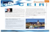 CEIR GAZETTE - NO-12 febbraio 2016 corpo 9associations (for example EUROPUMP, PNEUROP and ETRMA). • Worldwide we need to strengthen our existing links with PMI and VMA in the USA.