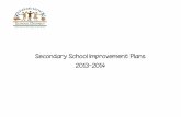 Secondary School Improvement Plans · 2014-06-16 · Secondary School Improvement Plans 2013-2014 . Desert Hills Middle School School Improvement Plan 2013-2014. ... the overall parent