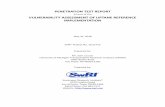 PENETRATION TEST REPORT VULNERABILITY ...PENETRATION TEST REPORT As part of the VULNERABILITY ASSESSMENT OF UPTANE REFERENCE IMPLEMENTATION May 31, 2018 SwRI® Project No. 10.21713