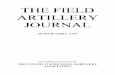 THE FIELD ARTILLERY JOURNAL - Oklahoma...THE FIELD ARTILLERY JOURNAL VOLUME XXV MARCH-APRIL NUMBER 2 THE FIELD ARTILLERY MUSEUM FORT SILL, OKLAHOMA FOREWORD: On the occasion of a recent