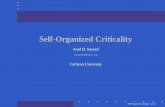 Self-Organized Criticality - Carleton Universitypeople.scs.carleton.ca/~arpwhite/courses/5002/notes/socacc.pdf · phenomena Self-organized criticality and the Sandpile Model Other