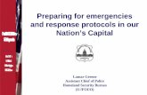 Preparing for emergencies and response protocols in our ... · Preparing for emergencies and response protocols in our Nation’s Capital Lamar Greene ... (water, gas, and electricity)