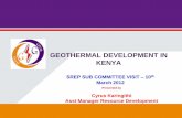 GEOTHERMAL DEVELOPMENT IN KENYA · 2019-08-21 · 5 Ministry of Energy (MoE) (responsible for policy matters) Generation function Transmission and Distribution function * - KETRACO