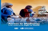 Access to Medicines · F. Lessons learned and emerging challenges in the global response to AIDS 31–35 15 G. Patient-centred approaches to access to medicines 36–41 16 H. Breakout