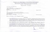 €¦ · OFFICE OF THE FIRST APPELLATE AUTHORITY (Appointed under Right to Information Act, 2005) The Institute of Company Secretaries of India ICSI House, C-36, Institutional Area,