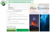 Year 7 Geography Homework: Term 3. · • This booklet must be brought in for your teacher to see on the homework due date. • All answers are on the knowledge organiser. • The