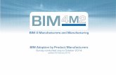 BIM 4 Manufacturers and Manufacturing BIM Adoption by Product … · 2018-06-26 · BIM 4 Manufacturers and Manufacturing BIM Adoption by Product Manufacturers Survey conducted July