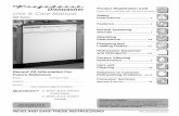 Dishwasher Product Registration Card Use & Care …manuals.frigidaire.com/prodinfo_pdf/Kinston/154393001en.pdfSi desea obtener una copia en español de este Manual del Usuario, sírvase