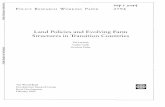 Land Policies and Evolving Farm Structures in Transition Countries · 2017-03-08 · how different policies for land property rights, degrees market policies in most of the CIS produced