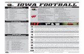 IOWA VS. WISCONSIN @HawkeyeFootball Game Notes€¦ · IOWA VS. WISCONSIN WISCONSIN RESULTS/SCHEDULE 2-1, 0-0 Big Ten TE Noah Fant has 14 career touchdown recep ons, more than any