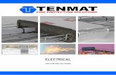 ELECTRICAL - Tenmat · TENMAT provides a range of fully tested Passive Fire Protection/Firestopping products for electrical service penetrations, offering a quick and simple way to