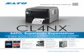 CL4NX - SATO Argentina · Bobinado In/Out • Modo de Alta Energía Permite imprimir una gran variedad de materiales • Múltiples Interfaces Detección automática • Emulaciones